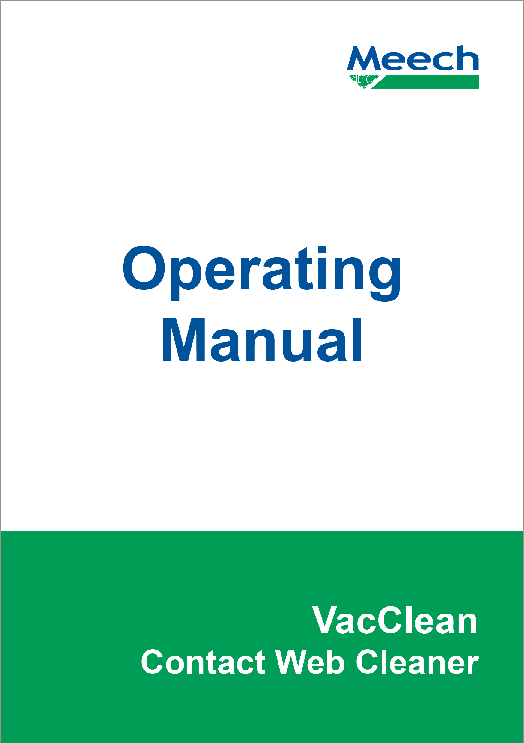 VacClean Contact Web Cleaner